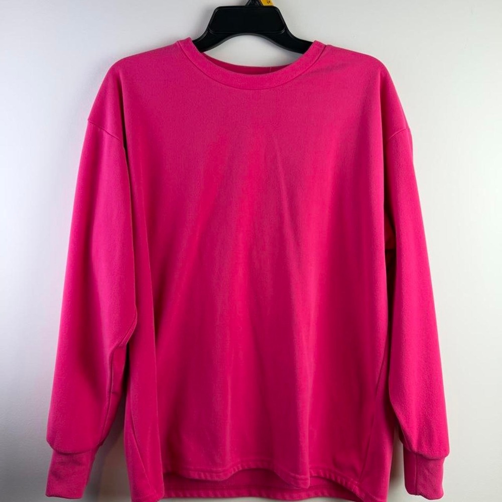 Emma + Grace Women's Pink Crewneck Sweatshirt Pullover Size Medium M